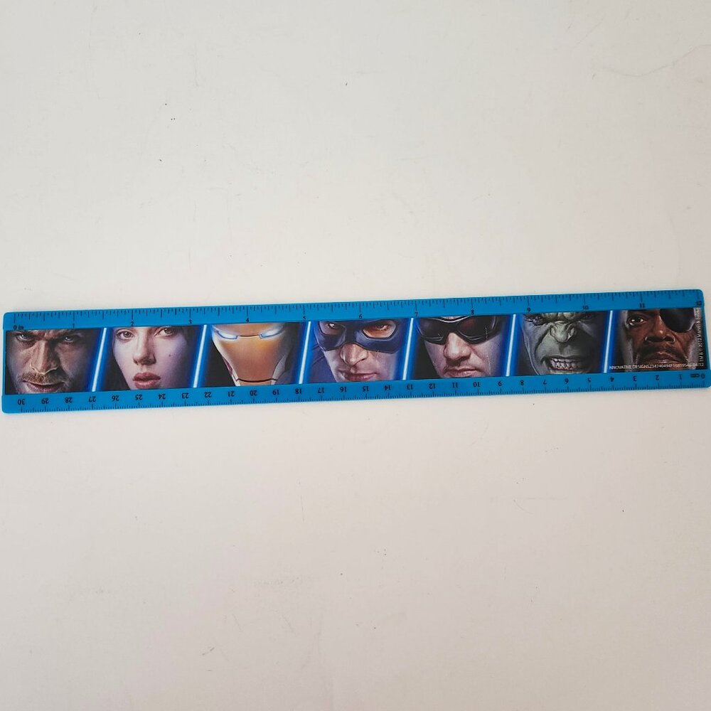 Marvel Avengers 12" Ruler *AS IS